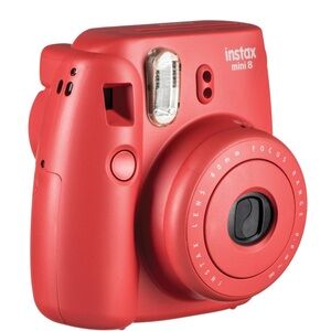 Instax Mini 8 Camera in Vibrant Red